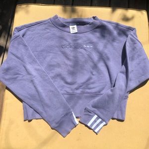 Adidas cropped crewneck